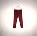 Image of Burgundy Slim Trousers