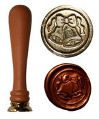 Image of 112 - Wedding Bells design wax seal stamper