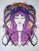 Image of MEDUSA - PURPLE (GOLD LEAF) - INKIE