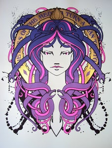 Image of MEDUSA - PURPLE (GOLD LEAF) - INKIE