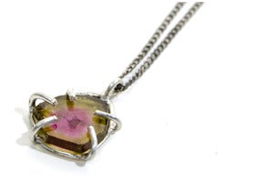 Image of Slice Necklace - Pink Tourmaline