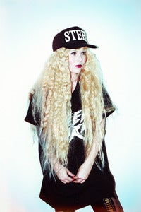 Image of STEED LORD 'CRACK' TEE - BLACK