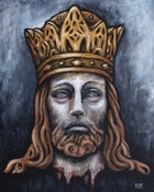 Image of Jesus with Crown - Framed