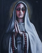 Image of Virgin Mary with Rosary - Framed