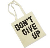 Image of DON'T GIVE UP (TOTE BAG)