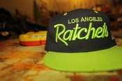 Image of LA RATCHETS SNAPBACK (neon green)