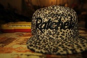 Image of LA RATCHETS SNAPBACK (leopard print) 