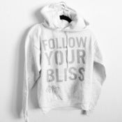 Image of Follow your Bliss Pullover Grey Hoodie