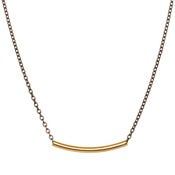 Image of CURVED BAR CHAIN necklace