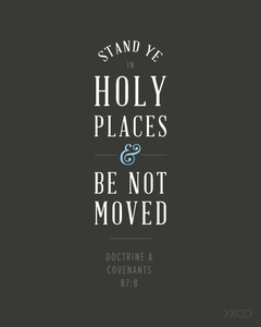 Image of Stand Ye in Holy Places - Printable PDF