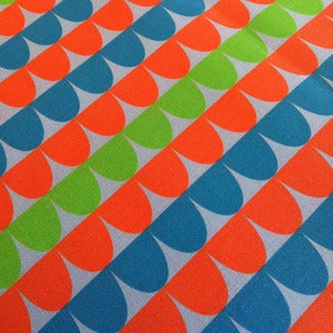 Image of Fabric - Scallops in Blue