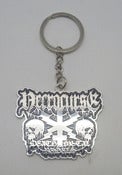 Image of NECROCURSE "Death Metal Rebels" Metal Keychain