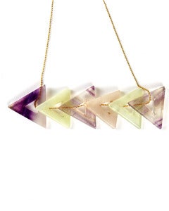 Image of Nallik > Multi Triangle Necklace