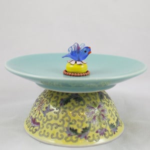 Image of 1960's Porcelain Jewelry Dish