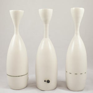 Image of Trio of Decorative Porcelain Vases