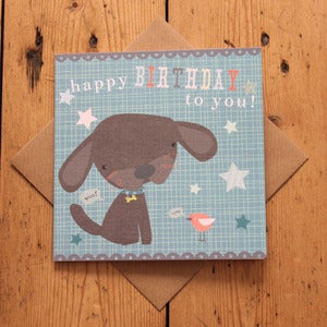 Image of Carnival Kids - Puppy Birthday Card