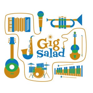 Image of Gig Salad Instruments Tee (White)
