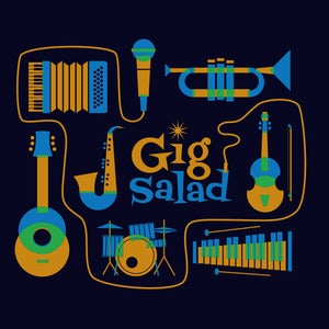 Image of Gig Salad Instruments Tee (Navy)
