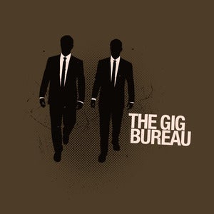 Image of Gig Bureau Gritty Tee (Brown)