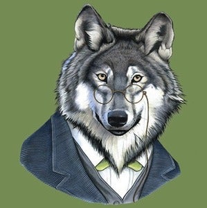 Image of Wolf Print 8x10