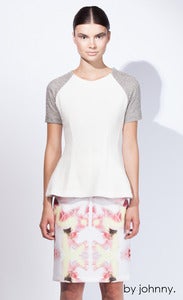 Image of The Fall Structured Sweater - Ivory Marle