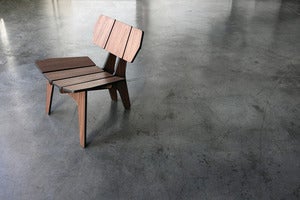 Image of ELEPHANT LOUNGE CHAIR WALNUT