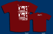 Image of Please Mr Gravedigger (dark red) Tshirt