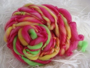 Image of Handspun Superwash Yarn - Pink Winks 