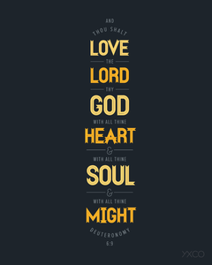 Image of Love the Lord thy God - Printable PDF