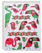 Image of Tiki Bird Birthday Card