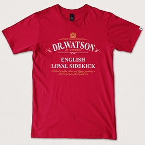 Image of “English Loyal Sidekick” - Red tee/tea