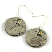Image of "Wound Up" Watch Earrings by Depths of the Never Never