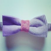 Image of *SALE* PURPLE OMBRE BOWTIE