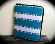 Image of The "Commuter" - Turquoise Stripes