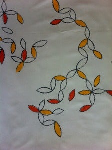 Image of coloured bud egyptian cotton quilt cover