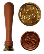 Image of 106 - Salamander, Lizard, Gecko design wax seal stamp