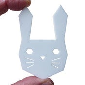 Image of *NEW* Geo Rabbit Brooch