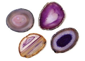 Image of Purple Agate Stone Coasters