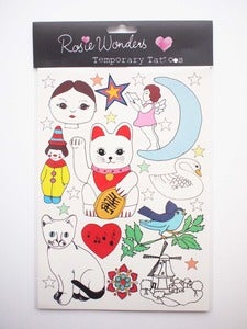 Image of **NEW** Cat Temporary Tattoos