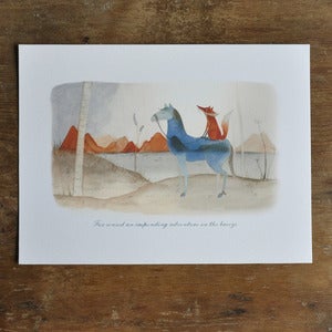Image of Print ~ Fox's Adventure