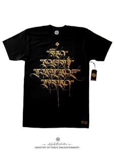 Image of MANTRA SCRIPT T-Shirt | Gold Series