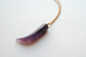 Amethyst Crystal Necklace 