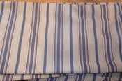 Image of 3.75 Yards of Striped Chambray Fabric