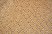 Image of 2.6 Yards Yellow Trellis Fabric