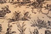 Image of 1.1 Yards of Pierre Deux Black and White Toile