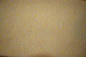 Image of 2 Yards Vintage Yellow Diamond Fabric