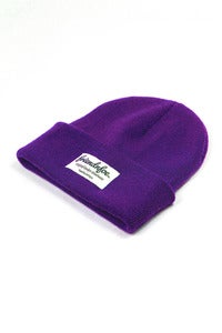 Image of The purple beanie