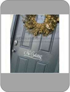 Image of No Soliciting