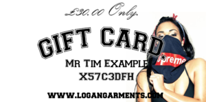 Image of Logan Garments Gift Card - £30.00