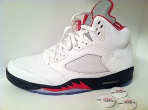 Image of Air Jordan V (5) "Fire Red" 